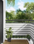 vidaXL Балконен екран 75 x 400 cm Оксфордска тъкан Правоъгълна