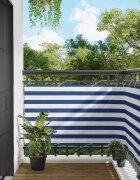 vidaXL Балконен екран 90 x 200 cm Оксфордска тъкан Правоъгълна