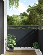 vidaXL Балконски екран от оксфорд плат 90x400 см антрацит