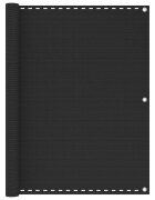 vidaXL Балконски параван антрацит 120x300 см HDPE