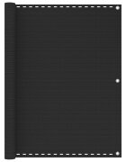 vidaXL Балконски параван антрацит 120x600 см HDPE