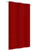 vidaXL Балконски параван червен 120x240 см оксфорд плат