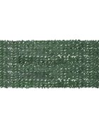 vidaXL Балконски параван с тъмнозелени листа 400x150 см