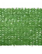 vidaXL Балконски параван със зелени листа 200x150 см