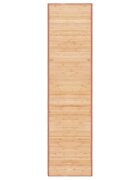 vidaXL Бамбуков килим 80x300 см кафяв