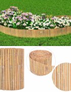 vidaXL Бамбукова ограда 1000x30 см