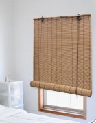 vidaXL Бамбукова ролетна щора 100x220 см кафява