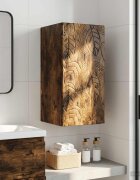 vidaXL Банен стенен шкаф DELFT Опушен дъб 30 x 31 x 59 см