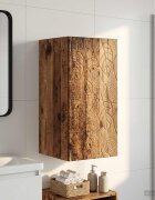 vidaXL Банен стенен шкаф DELFT Старо дърво 30 x 31 x 59 см