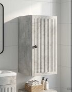 vidaXL Банен стенен шкаф EDE Бетонно сиво 30 x 31 x 59 см
