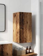vidaXL Банен стенен шкаф EDE Старо дърво 30 x 31 x 59 см