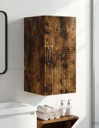 vidaXL Банен стенен шкаф HAARLEM Опушен дъб 30 x 31 x 59 см