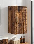 vidaXL Банен стенен шкаф HAARLEM Старо дърво 30 x 31 x 59 см
