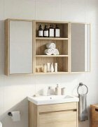 vidaXL Банен стенен шкаф Сонома дъб 40 x 10 x 50 см