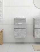 vidaXL Банков шкаф Междинен Бетонно сиво 30 x 35 x 50 см