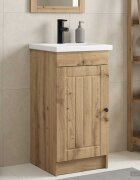 vidaXL Баня с мивка Дъб артизан 42 x 40 x 845 см Инженерна дървесина