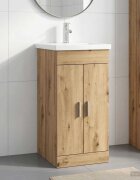 vidaXL Баня с мивка Дъб артизан 42 x 40 x 845 см Инженерна дървесина