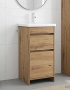 vidaXL Баня с мивка Дъб артизан 42 x 40 x 845 см Инженерна дървесина