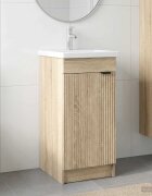 vidaXL Баня с мивка Дъб сонома 42 x 40 x 845 см Инженерна дървесина