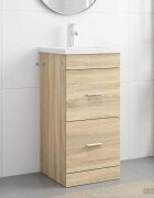 vidaXL Баня с мивка Дъб сонома 42 x 40 x 845 см Инженерна дървесина