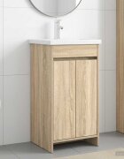 vidaXL Баня с мивка Дъб сонома 42 x 40 x 845 см Инженерна дървесина