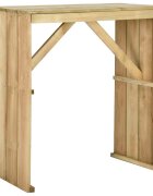 vidaXL Бар маса 100x60x110 см импрегнирана борова дървесина