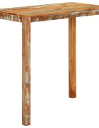 vidaXL Бар маса 112x55x108 см регенерирано дърво масив