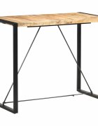 vidaXL Бар маса 140x70x110 см мангово дърво масив