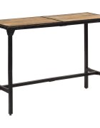 vidaXL Бар маса 150x55x107 см масивно грубо мангово дърво