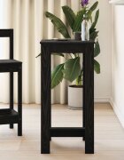 vidaXL Бар маса 51 x 50 x 103.5 см Инженерна дървесина Черния дъб