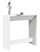 vidaXL Бар маса бяла 102x50x1035 см инженерно дърво