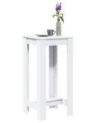 vidaXL Бар маса бяла 51x50x1035 см инженерно дърво