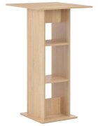 vidaXL Бар маса дъб 60x60x110 см