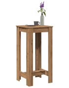 vidaXL Бар маса дъб артизан 51x50x1035 см инженерно дърво
