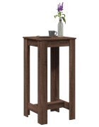 vidaXL Бар маса кафяв дъб 51x50x1035 см инженерно дърво