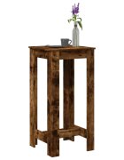 vidaXL Бар маса опушен дъб 51x50x1035 см инженерно дърво