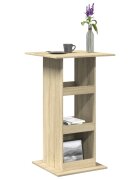vidaXL Бар маса с рафт дъб сонома 60x60x102 см инженерно дърво