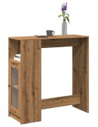 vidaXL Бар маса с рафтове 101x40x1035 см инженерно дърво