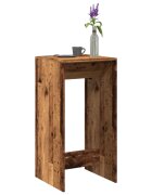 vidaXL Бар маса старо дърво 51x50x1035 см инженерно дърво