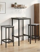 vidaXL Бар стол 2 бр. Сив Сонома 40 x 32 x 74 см Инженерна дървесина