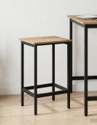 vidaXL Бар стол Дъб артизан 40 x 32 x 74 см Инженерна дървесина