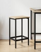 vidaXL Бар стол Дъб сонома 40 x 32 x 74 см Инженерна дървесина