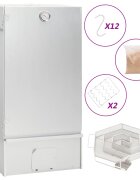 vidaXL Барбекю пещ димогенератор за студено пушене поцинкована стомана