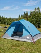 vidaXL Бърза палатка Синьо 305 x 215 x 140 см Полиестер и стомана
