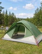 vidaXL Бърза палатка Зелено 305 x 215 x 140 см Полиестер и стомана
