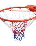 vidaXL Баскетболен кош с мрежа оранжев 45 см