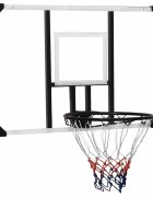vidaXL Баскетболно табло прозрачно 106x69x3 см поликарбонат