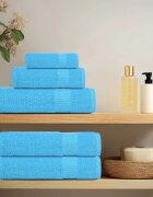vidaXL Bath Towels 2 pcs Turquoise 100x150 cm 360 gsm 100% Cotton - Untranslated