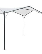 vidaXL Беседка 3x3x26 м бяла 180 г/м²