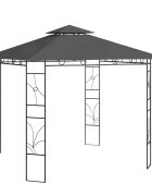 vidaXL Беседка 3x3x27 м антрацит 160 г/м²